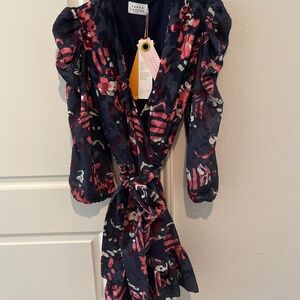 Tanya Taylor floral dress (size 4)